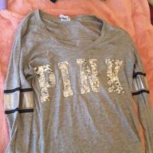 Long sleeve pink shirt